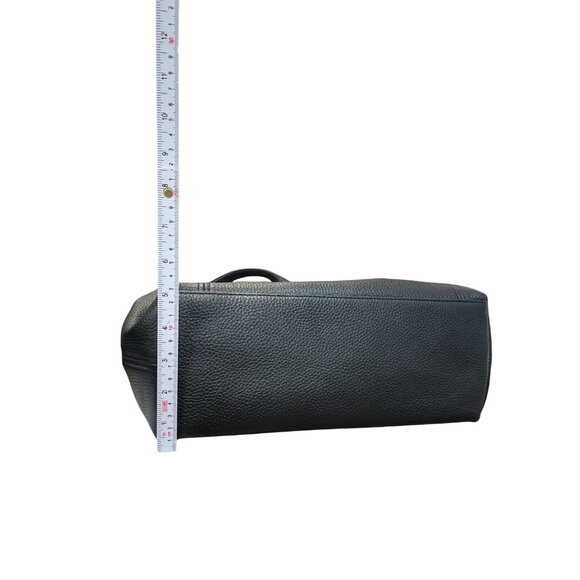 Michael Kors womans Balck Jet Set Large Chain Gold leather Shoulder Tote Handbag - Picture 11 of 16